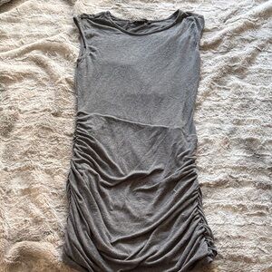 Forever 21 Gray Strapless Dress
